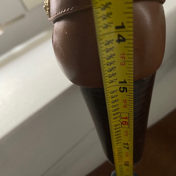 Anne Klein brown "Nixie" high heel brown boots - Picture 6 of 9